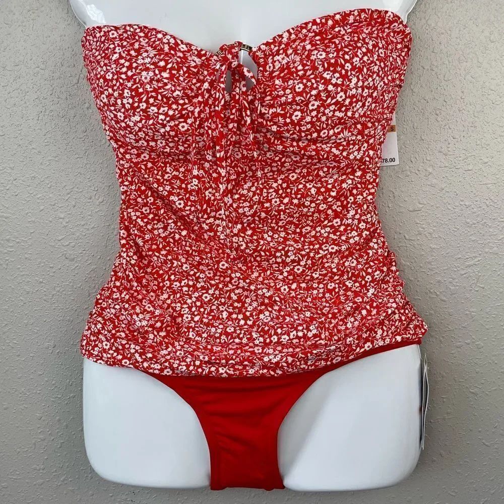 NWT MICHAEL Michael Kors Tankini and Matching Bottms Sizes XS, S, or L